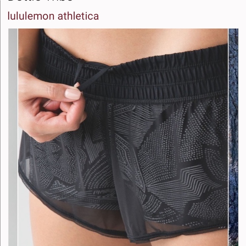 Lululemon City Sky Run Shorts Dottie Tribe
